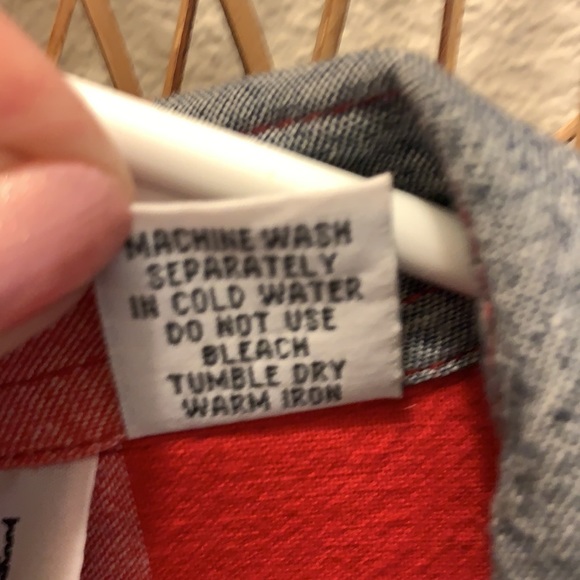 KEREN hartRed White and Blue Jacket/Blazer Size Small - Picture 8 of 8